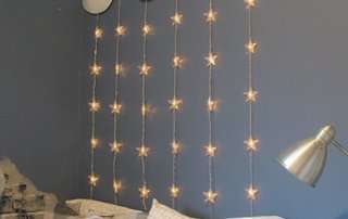 Украшение детской сведодиодными гирляндами