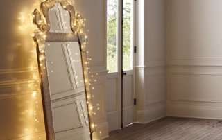 Волшебное зеркало из светодиодной гирлянды