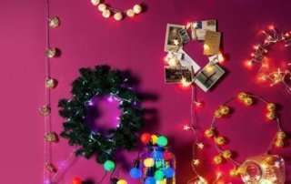 Как сделать праздник при помощи нескольких гирлянд